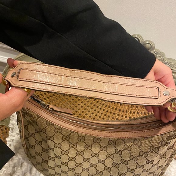 Gucci monogram twin hobo Shoulder Bag - Picture 7 of 8